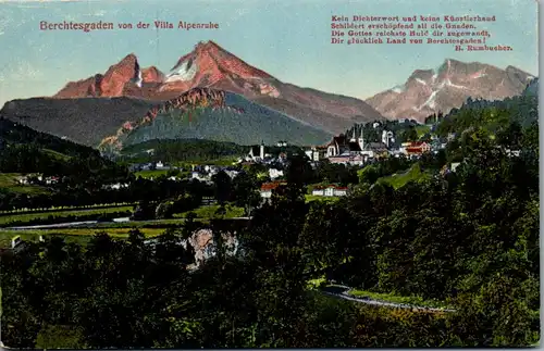 41164 - Deutschland - Berchtesgaden von der Villa Alpenruhe - gelaufen