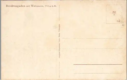 41166 - Deutschland - Berchtesgaden mit Watzmann - nicht gelaufen