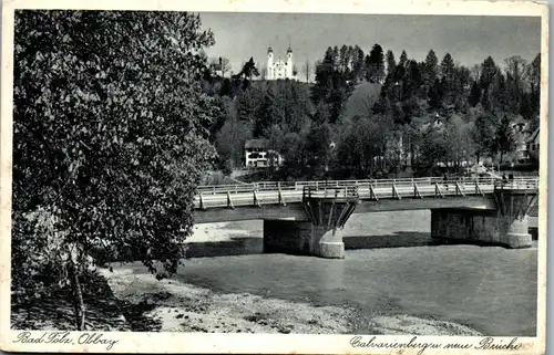 41179 - Deutschland - Bad Tölz , Kalvarienberg u. neue Brücke - gelaufen