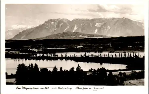 41183 - Deutschland - Wagingersee mit Untersberg , Stauffen u. Zwiesel - gelaufen