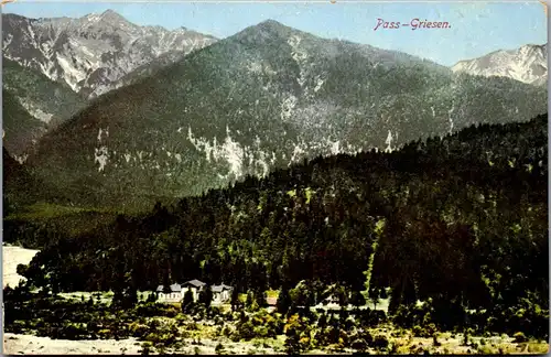 41186 - Salzburg - Pass Griesen , Grießenpass , Feldpost - gelaufen