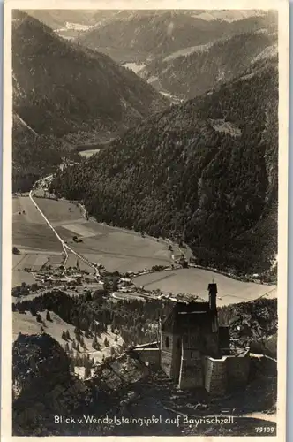 41197 - Deutschland - Bayrischzell , Blick v. Wendelsteingipfel - gelaufen