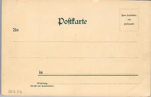 41222 - Deutschland - Leipzig , Hallisches Tor , Gruss aus , Lithographie - nicht gelaufen