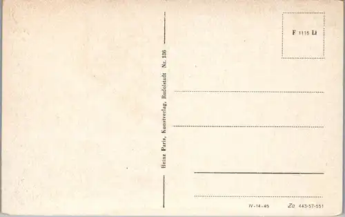 41234 - Deutschland - Schwarzburg , Thür. Wald - nicht gelaufen