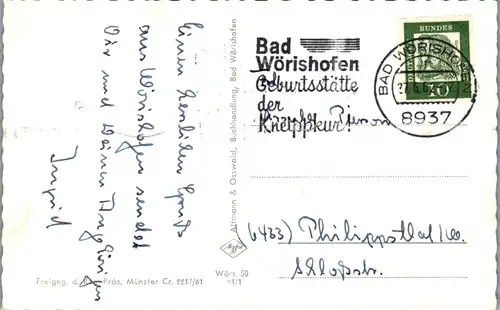 41264 - Deutschland - Bad Wörishofen , Kneippheilbad , Dominikanerinenkloster - gelaufen