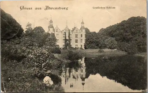 41371 - Deutschland - Ahrensburg , Gruss aus , Gräfliches Schloss - gelaufen