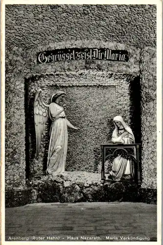 41418 - Deutschland - Arenberg , Roter Hahn , Haus Nazareth , Maria Verkündigung - nicht gelaufen