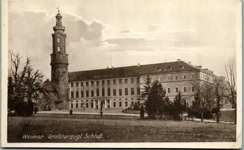 41438 - Deutschland - Weimar , Großherzogliches Schloß - gelaufen