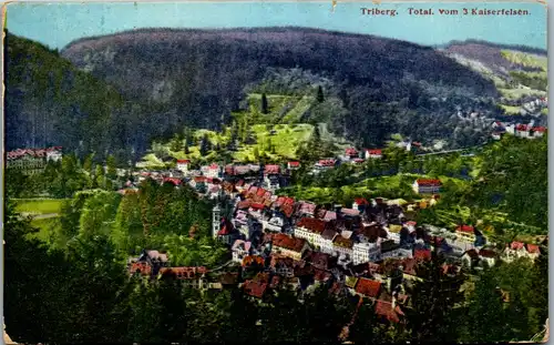 41551 - Deutschland - Triberg , Total vom 3 Kaiserfelsen - nicht gelaufen