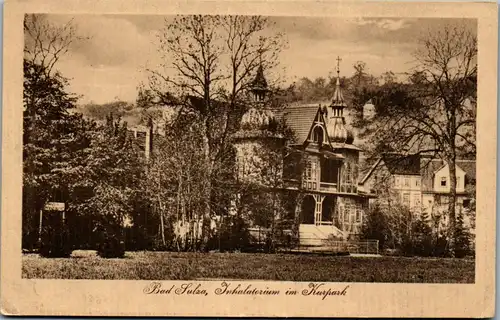 41561 - Deutschland - Bad Sulza , Inhalatorium im Kurpark - gelaufen