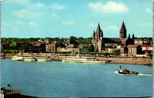 41589 - Deutschland - Mainz , Schiff - gelaufen