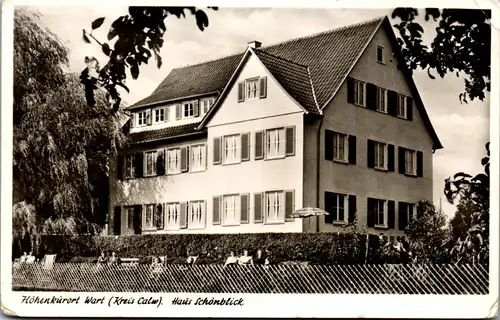 41595 - Deutschland - Wart , Kr. Calw , Haus Schönblick , Bes. Fr. Schaible - nicht gelaufen