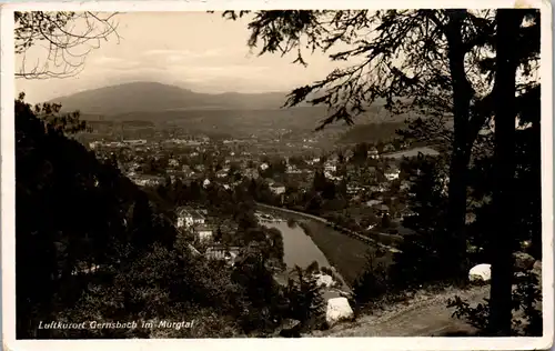 41596 - Deutschland - Gernsbach im Murgtal , Panorama - gelaufen
