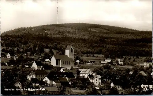 41600 - Deutschland - Neubau im Fichtelgebirge mit Ochsenkopf und Fernsehturm - gelaufen