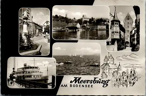 41602 - Deutschland - Meersburg am Bodensee , Mehrbildkarte , Schiff Austria - nicht gelaufen