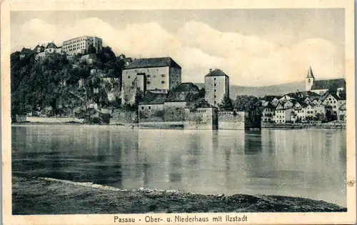 41611 - Deutschland - Passau , Oberhaus u. Niederhaus mit Ilzstadt - gelaufen