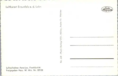 41629 - Deutschland - Braunfels a. d. Lahn , Panorama - nicht gelaufen