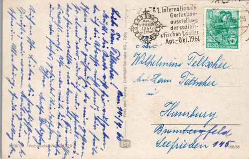 41649 - Deutschland - Altenburg , Bahnhof , Schloß , Museum , Theater , Mehrbildkarte - gelaufen