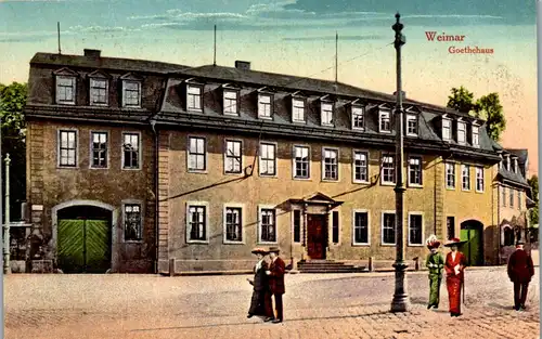 41666 - Deutschland - Weimar , Goethehaus - nicht gelaufen