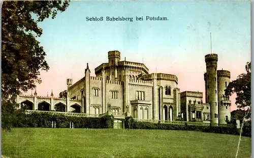 41679 - Deutschland - Potsdam , Schloß Babelsberg - gelaufen