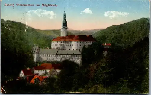 41696 - Deutschland - Schloss Weesenstein im Müglitztal - gelaufen