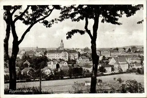 41725 - Deutschland - Dippoldiswalde , Panorama - gelaufen