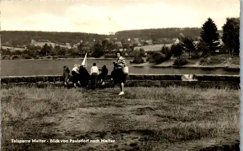 41730 - Deutschland - Dippoldiswalde , Talsperre Malter , Blick von Paulsdorf nach Malter , Stausee - gelaufen