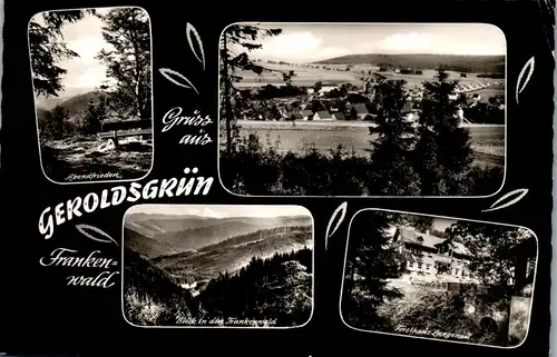 41786 - Deutschland - Geroldsgrün , Frankenwald , Forsthaus Langenau , Mehrbildkarte - gelaufen