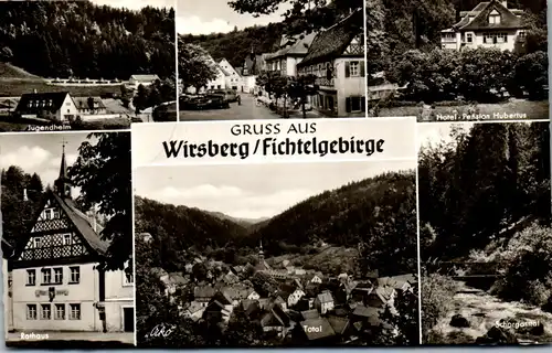 41789 - Deutschland - Wirsberg , Fichtelgebirge , Jugendheim , Hotel Pension Hubertus , Schorgasttal - gelaufen