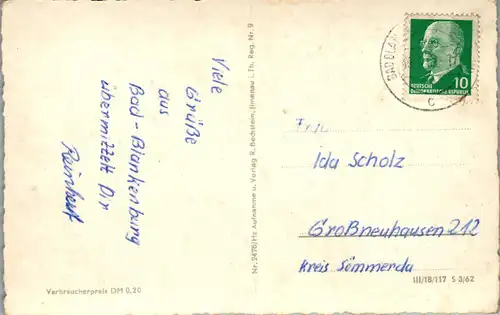 41794 - Deutschland - Bad Blankenburg , Mehrbildkarte - gelaufen