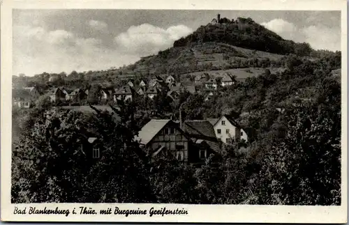 41796 - Deutschland - Bad Blankenburg , Thür. , Burgruine Greifenstein - nicht gelaufen