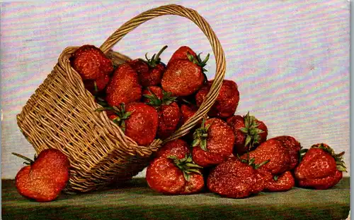 41800 - Künstlerkarte - Erdbeeren