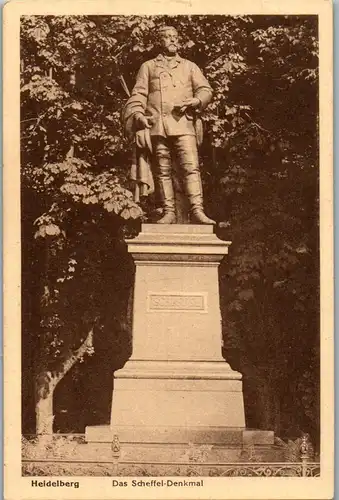 41815 - Deutschland - Heidelberg , Das Scheffel Denkmal - nicht gelaufen