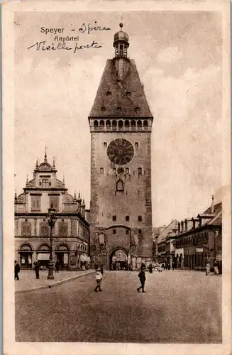 41816 - Deutschland - Speyer , Altpörtel , Portal , Tor - nicht gelaufen