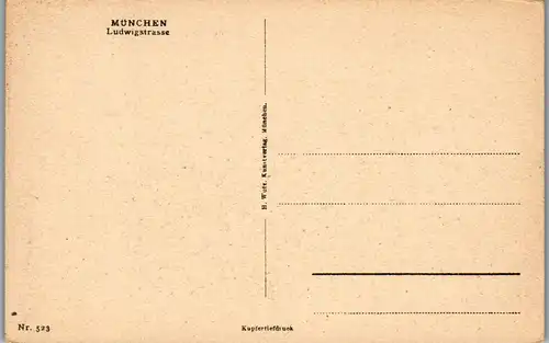 41848 - Deutschland - München , Ludwigstrasse - nicht gelaufen