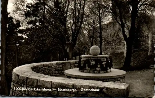 41873 - Deutschland - Eckartsberga , 1000-jährige Eckartsburg , Goetebank - nicht gelaufen
