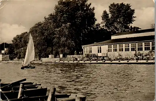 41898 - Deutschland - Rangsdorf , Zossen , Seebadkasino , Seebadcasino , l. beschädigt - gelaufen