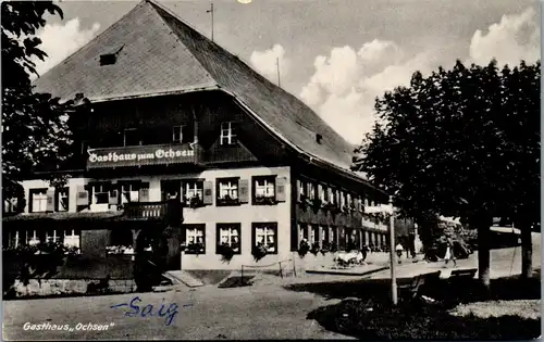 41902 - Deutschland - Saig , Gasthof Gasthaus zum Ochsen , Feldberggebiet , Schwarzwald - nicht gelaufen