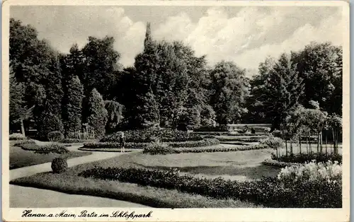 41950 - Deutschland - Hanau a. Main , Partie im Schloßpark , Feldpost - gelaufen