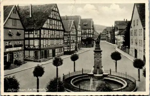 41963 - Deutschland - Hofgeismar , Am Marktplatz , l. beschädigt - gelaufen