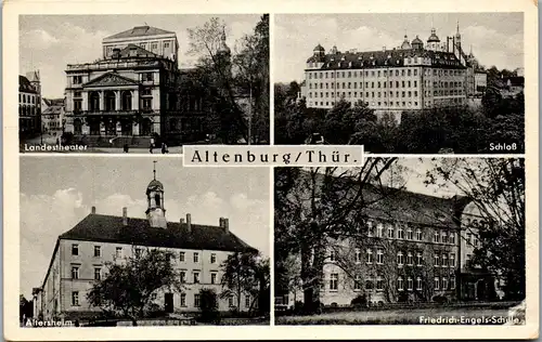 41988 - Deutschland - Altenburg , Thür. , Altersheim , Friedrich Engels Schule - nicht gelaufen
