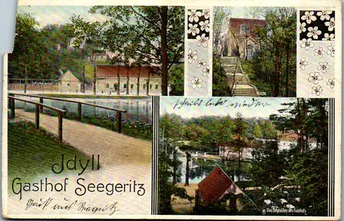 41991 - Deutschland - Taucha , Idyll Gasthof Seegeritz - gelaufen