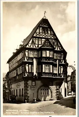 41995 - Deutschland - Miltenberg am Main , Hotel Riesen , Ältestes Gasthaus Deutschlands - nicht gelaufen