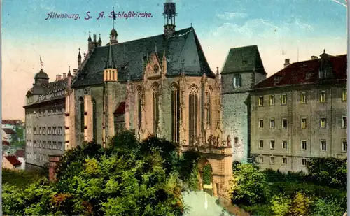 42008 - Deutschland - Altenburg S. A. , Schloßkirche - gelaufen