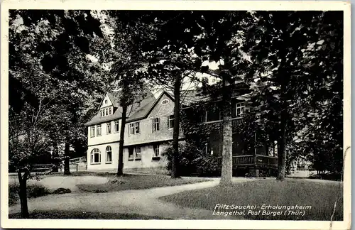 42021 - Deutschland - Langethal , Langenthal , Bürgel , Thür. , Fritz Sauckel Erholungsheim - gelaufen