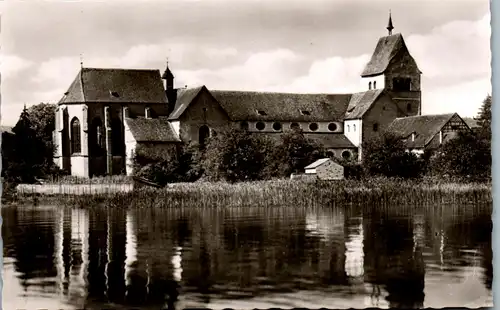 42075 - Deutschland - Insel Reichenau , Bodensee , Münster vom See gesehen - nicht gelaufen