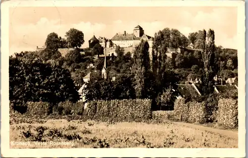 42080 - Deutschland - Kronach , Veste Rosenberg , Festungsgaststätten mit Fürstenbar - gelaufen