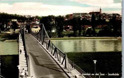 42112 - Deutschland - Landau an der Isar , Isarbrücke - gelaufen
