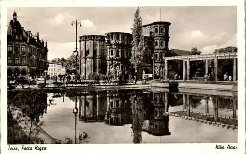 42177 - Deutschland - Trier , Porta Nigra - gelaufen 1952