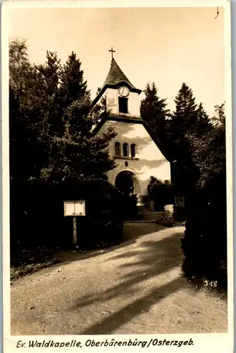 42192 - Deutschland - Oberbärenburg , Osterzgebirge , Evangelische Waldkapelle - gelaufen